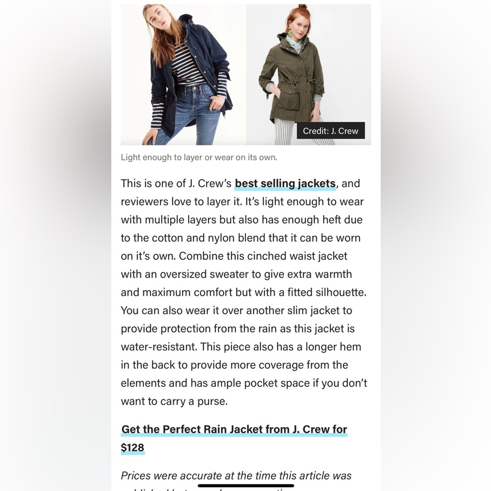 J. Crew Navy Blue Perfect Lightweight Jacket - Picture 11 of 15